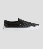 Vans Classic Slip-On - (Checkerboard) Black/Black