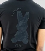 Valenta Electric Bunny T-Shirt Black - Image 2