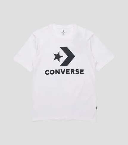 Converse Star Chevron Graphic Tee White