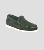 Sebago Frank Boat Flesh Out - Green Dk Depths