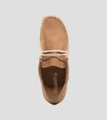 Grasshoppers; Leather Brixton; Casual Dark Brown Moccasins