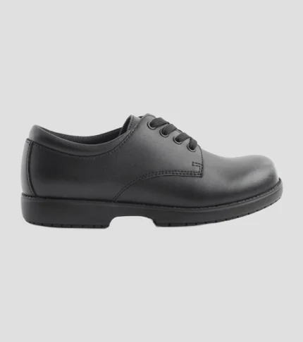 Green Cross School Shoes Men Lace Up 4172C - Black
