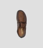Grasshoppers;Suede Hornsby; Casual Dark Brown Moccasins