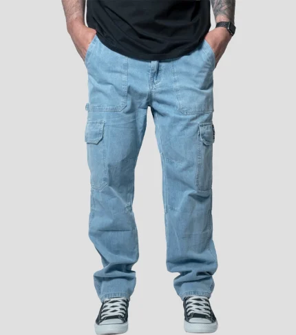 Soviet Jeans Rhythm - Cargo Denim - Light Indigo