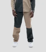 Dickies 847 Brooklyn Colour Block Khaki & Olive Trouser - Image 2