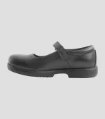 Ladies Mary Jane 4181C Green Cross School Shoes - Black - Image 2