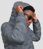 Pure Premium Flight Jacket Grey+Silver - Image 5