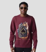 Pure Premium Pino Sweater Burgundy - Image 2