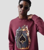 Pure Premium Pino Sweater Burgundy - Image 3