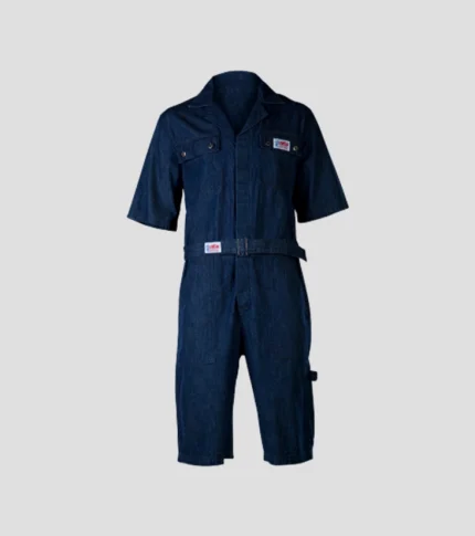 Samson Short Boiler Suit - Denim