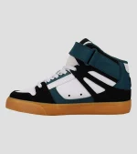 Dc Boys Pure High-Top Shoe - Black/Green/White - Image 4