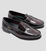 Dakotas Preston Hi-Shine Moc - Burgundy