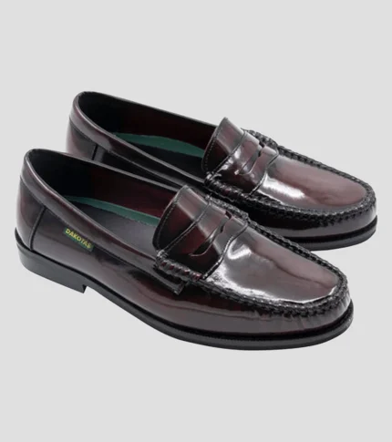 Dakotas Preston Hi-Shine Moc - Burgundy