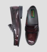 Dakotas Preston Hi-Shine Moc - Burgundy - Image 3