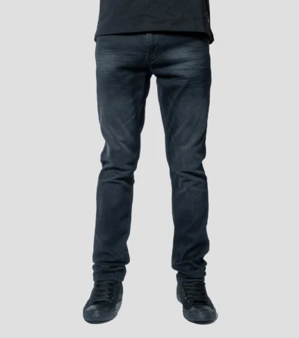 Soviet Jeans Men's Trooper #9 - Slim Fit Denim- Double Black
