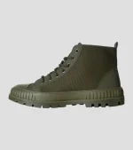 Soviet Prime S-1124 Men's Canvas Hi Cut Shoes - Olive/Green - Image 2