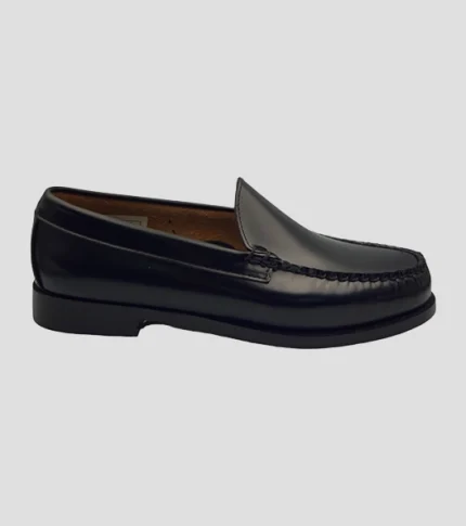 Bass Lewis Plain Vamp Shoes - Black