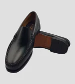 Bass Lewis Plain Vamp Shoes - Black