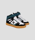 Dc Boys Pure High-Top Shoe - Black/Green/White