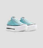 Converse Chuck Taylor All Star Lift Double Stack Platform - Deja Blue/Black - Image 2