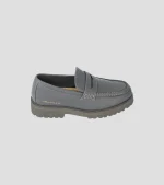 Jonathan D Men's Penny Moc Grey Loafer