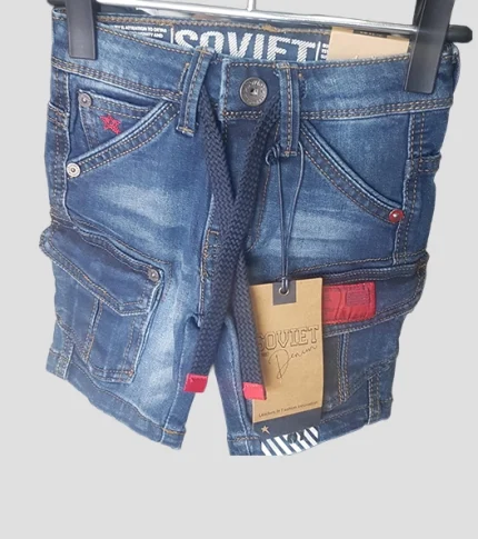 Soviet B Mighty Fashion Denim Shorts - Dark Indigo