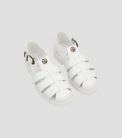 Jonathan D Sammy Sandals- White
