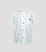 Soviet M Raditz S/S Button Up Shirt - Winter White