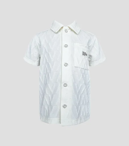 Soviet M Raditz S/S Button Up Shirt - Winter White