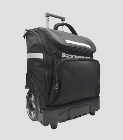 Boomerang S-545-Blk Hardbody Big Wheel Trolley Bag - Black