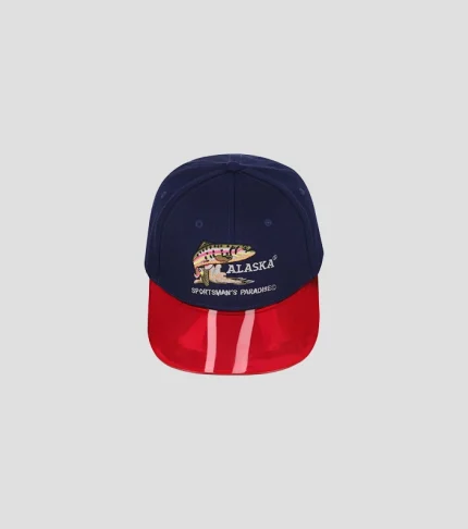 Alaska Plastic Visor Cap - Navy