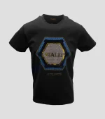Vialli Ladder T-Shirt - Black