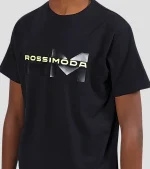 Rossimoda Milo Boys T-Shirt - Black - Image 2