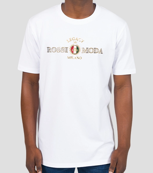 25S-TSHALLWHTA Rossimoda Allessandro T-Shirt - White - Image 1