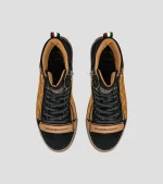 Rossimoda Alta Bt High Top Sneaker - Black/Tan - Image 3