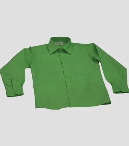 Longsleeve Raised Collar Shirt - Mint