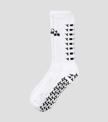Diadora Trazio Grip Socks - White
