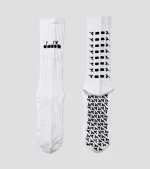 Diadora Trazio Grip Socks - White - Image 2