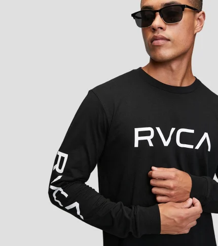 Big Rvca Long Sleeve Tee - Black